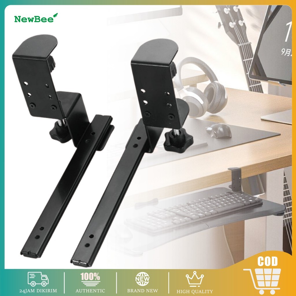 Jual 2PCS/Set Bracket Extensi Meja Lipat Folding Board Brackets Jepit ...