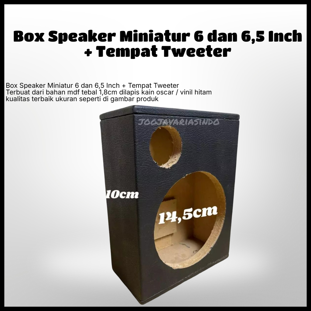 Jual Box Speaker Miniatur 6 dan 6,5 Inch + Tempat Tweeter | Shopee ...