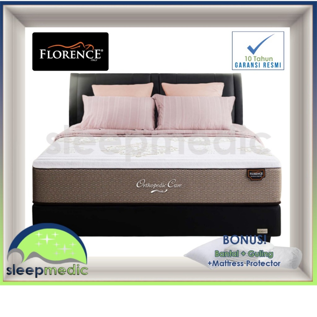 Jual FLORENCE SpringBed ORTHOPEDIC CARE ( KASUR / SET ) 160 180 200 100 ...