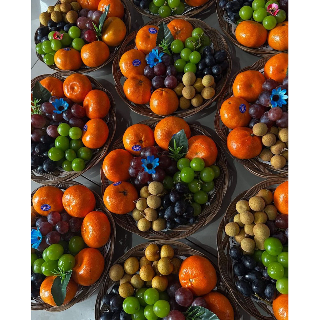 Jual parcel buah piring isi bisa request | Shopee Indonesia
