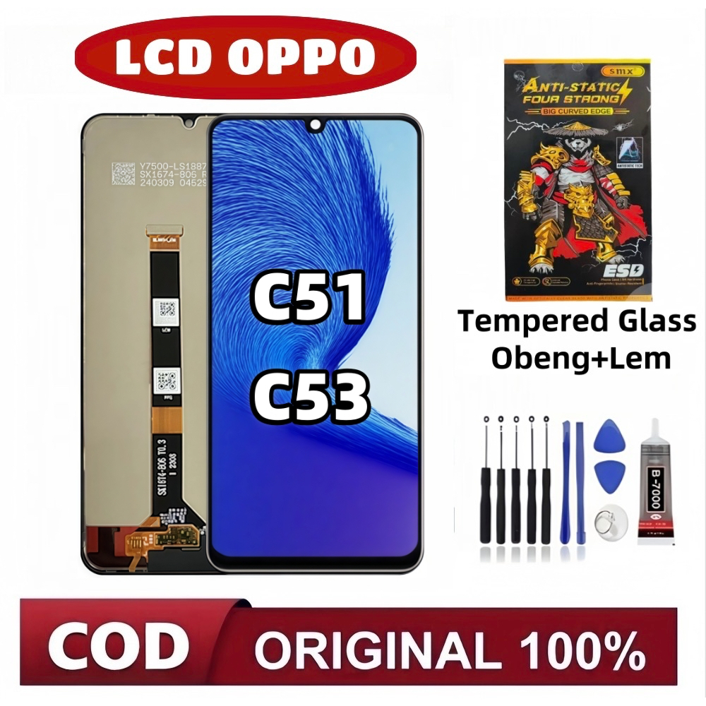 Jual 【ORIGINAL】LCD Realme C53 / C51 / Realme Note 50 Touchscreen ...