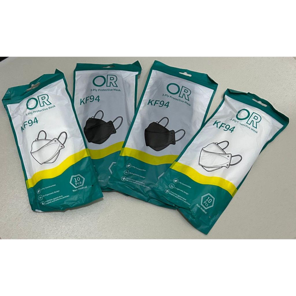 Jual [CJR] MASKER WAJAH TEBAL MASKER KF94 OR – 3 PLY PROTECTIVE MASK ...