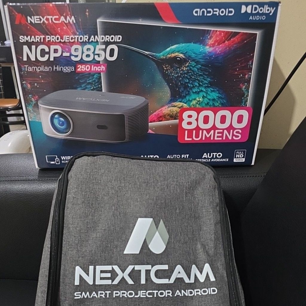 Jual NEXTCAM SMART PROJECTOR ANDROID NCP 9850 TAMPILAN HINGGA 250 INCH ...