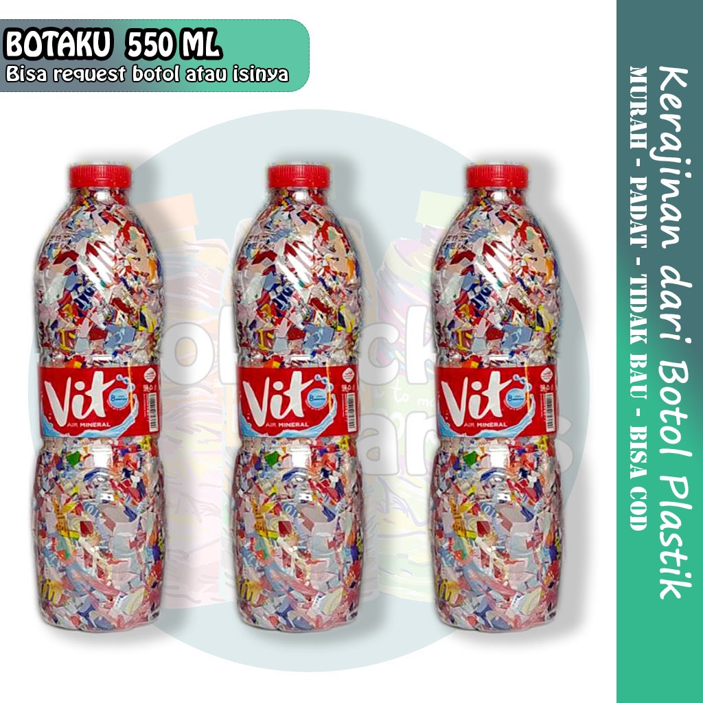 Jual Bata Ramah Lingkungan Botol Vit 600 550 ml Berat 250 Gram | Shopee ...