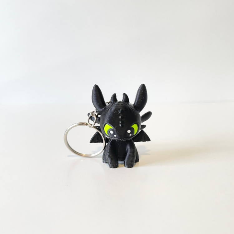 Jual Gantungan Kunci Chibi Toothless Night Fury | Keychain Naga HTTYD ...