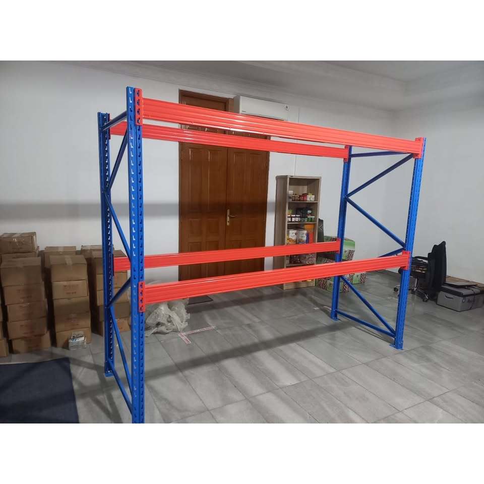 Jual RAK GUDANG KAPASITAS 1 TON/LEVEL, RAK PALLET GUDANG INDUSTRI ...