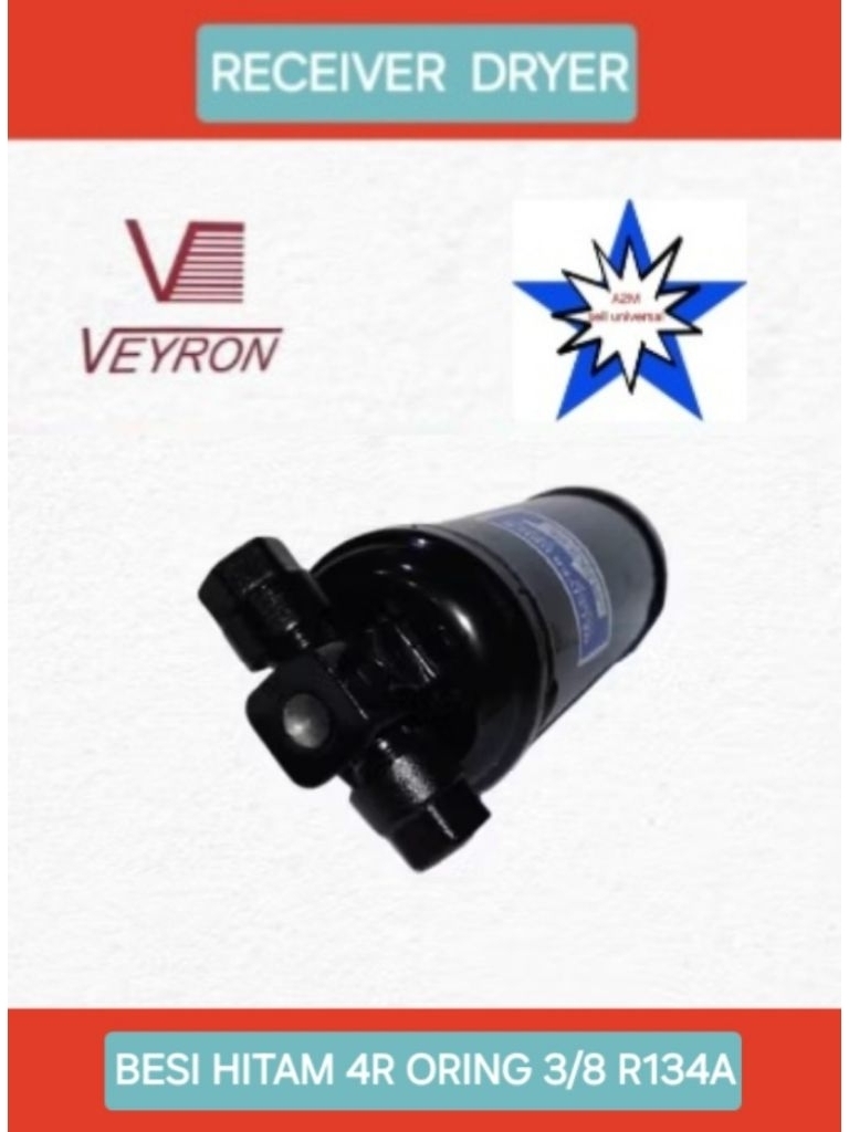 Jual DRYER DRIER FILTER TABUNG SARINGAN FREON AC MOBIL BESI HITAM ...