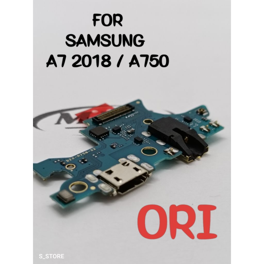 CONNECTOR CHARGER SAMSUNG A7 2018 A750 ORI IC PAPAN KONEKTOR CAS PCB  BOARD SAMSUNG A7 2018 A750