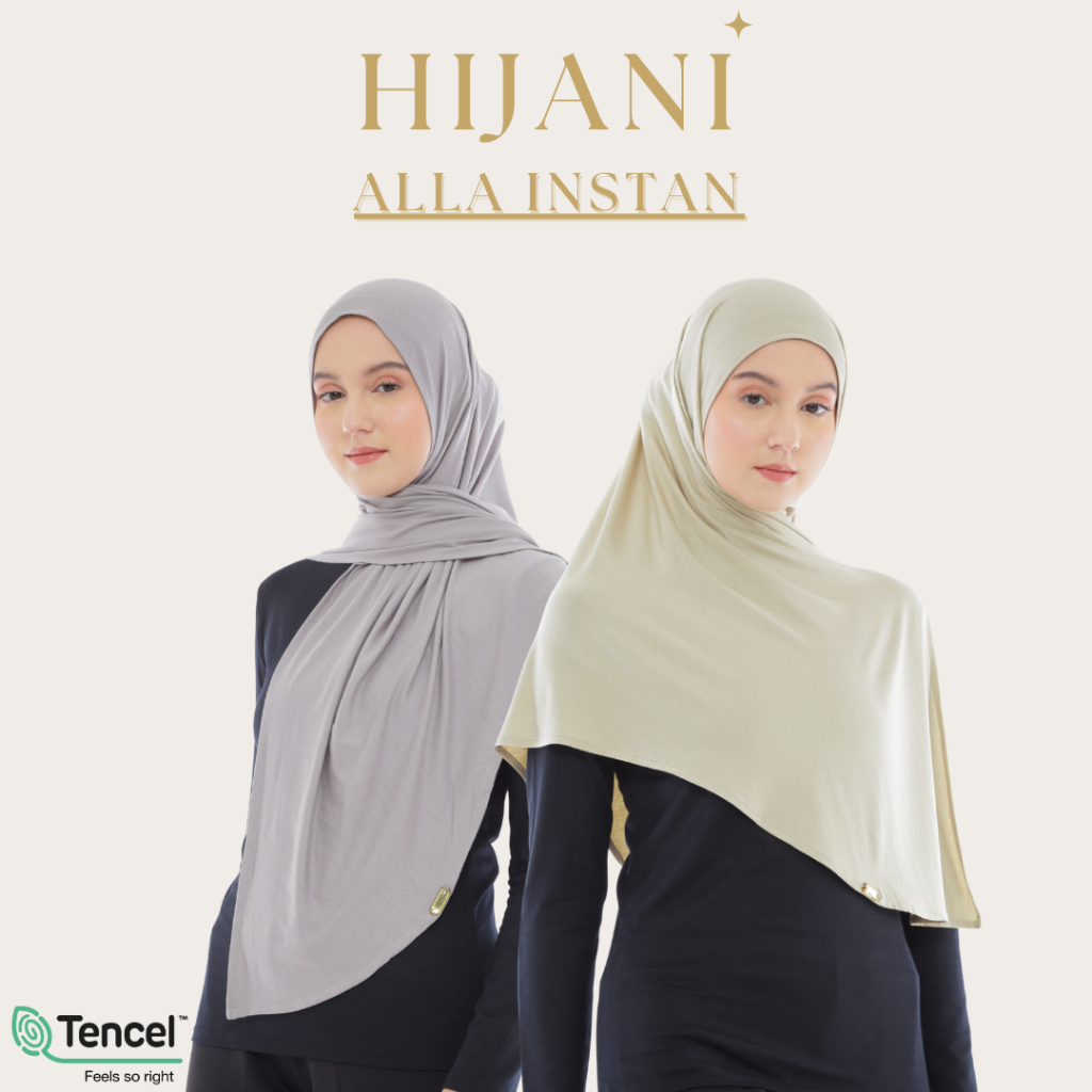 Hijani Alla Hijab Instan Hijab TENCEL™ Modal Kerudung Instan Eco Friendly