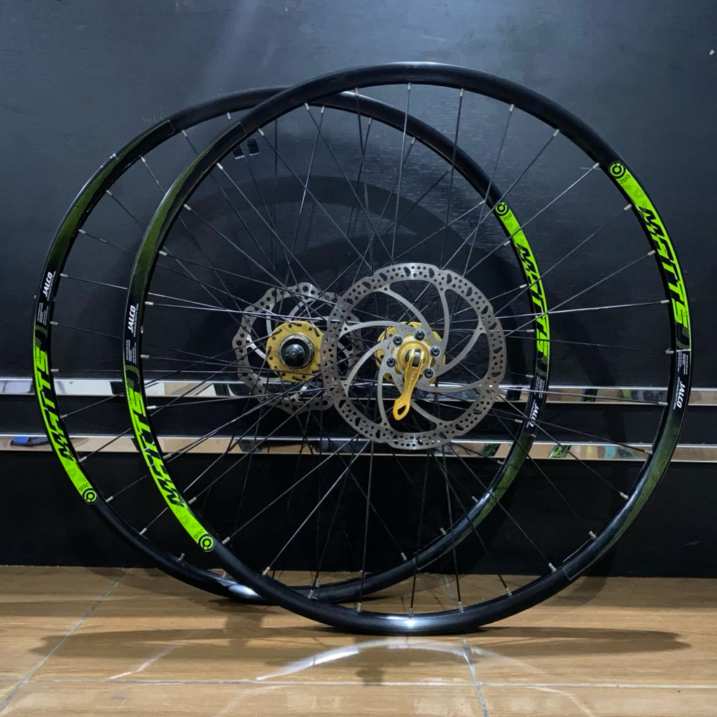 Jual Wheelset roda velg 26 hub NOVATEC bearing komplit rotor qr ...