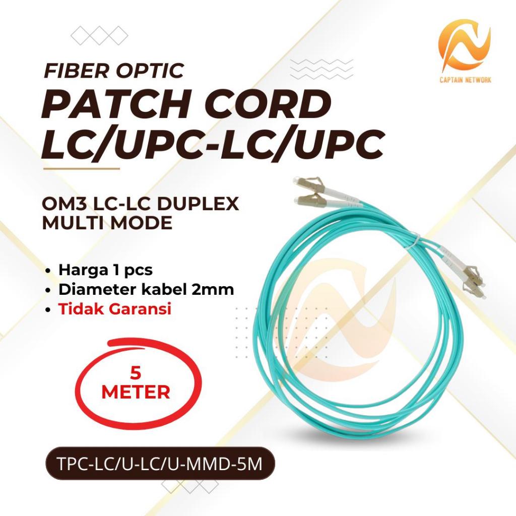 Jual OM3 Duplex LC- LC Patch Cords/OM3 Fiber Optic PatchCord 5-60M ...
