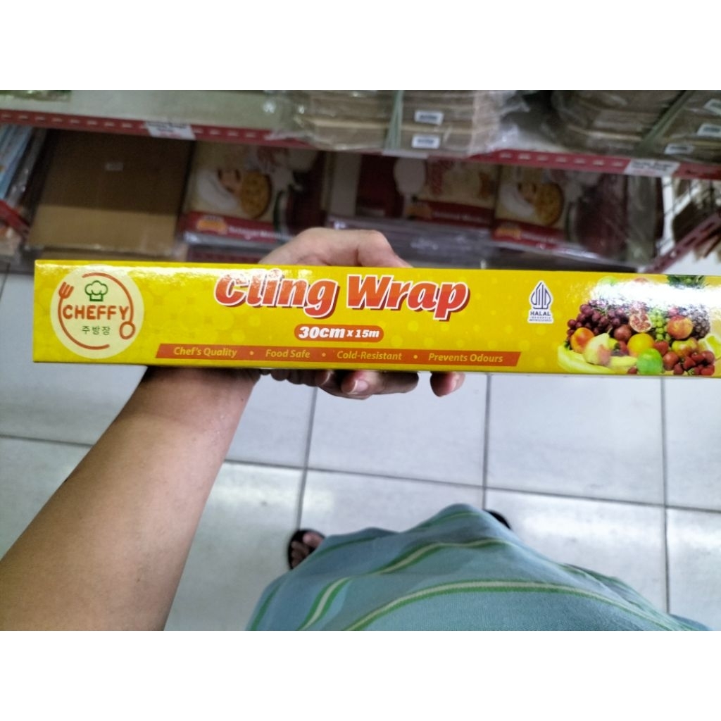 Jual cheffy cling wrap 30 cm × 15m | Shopee Indonesia