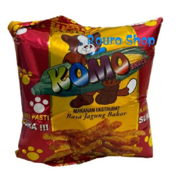 Jual RENCENG) Chiki KOMO Jagung Bakar Snack 6gr Uk KECIL Isi 10Pcs ...