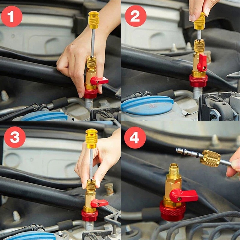 Jual GT| Alat Buka Pasang Pentil R134A High Low Alat Tools Pengganti ...