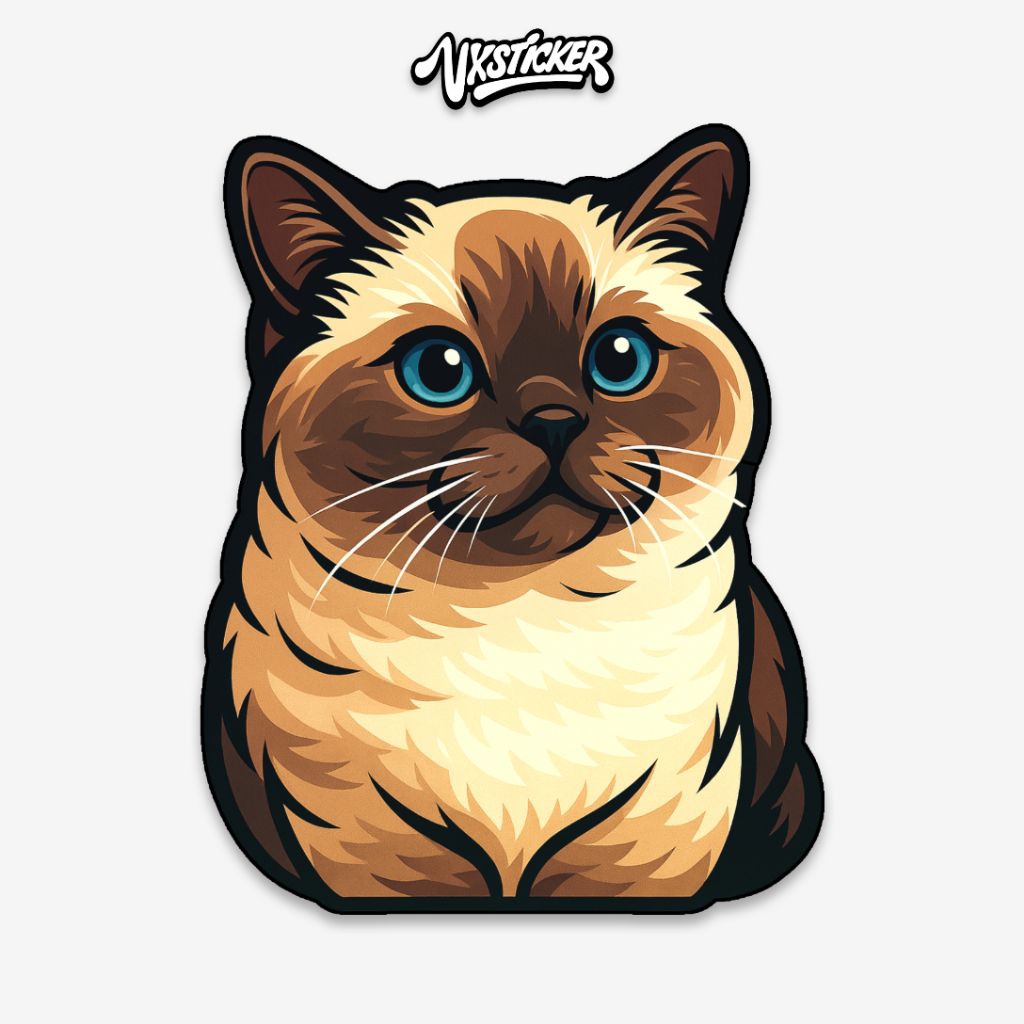 Jual Stiker/Sticker kucing lucu #58 VXSTICKER | Shopee Indonesia