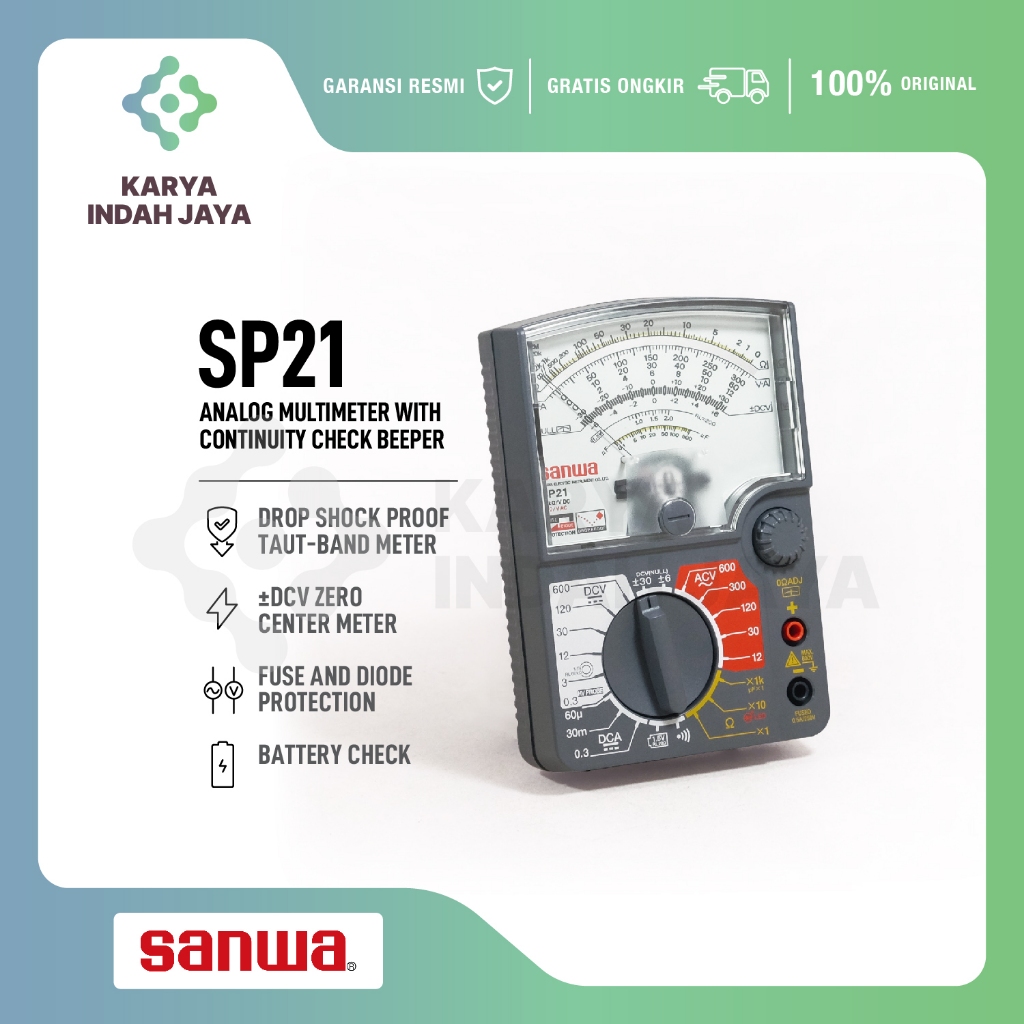 Jual Analog multitesters Sanwa SP21 | Shopee Indonesia