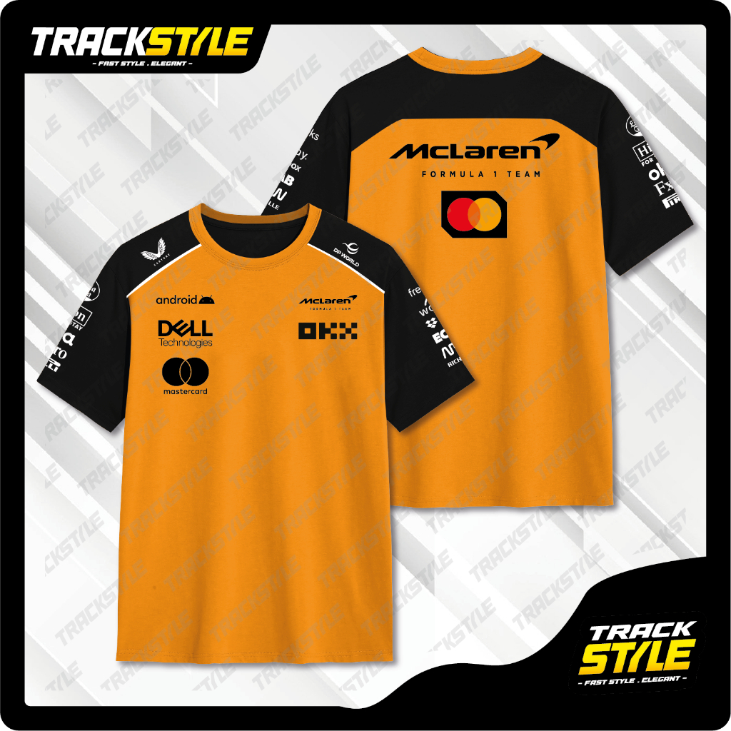 Jual TrackStyle T-Shirt Kaos McLaren Formula 1 Team Racing Team F1 2025 ...