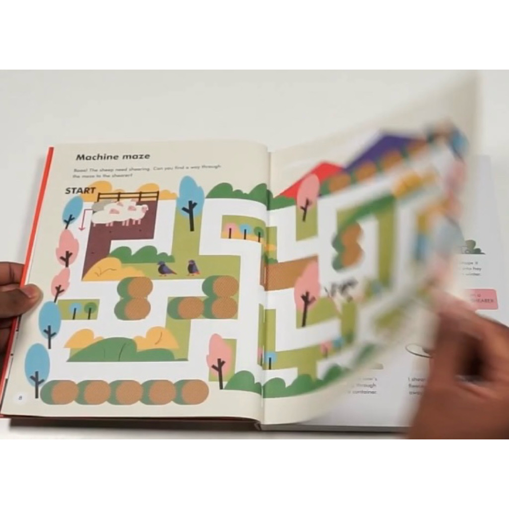 Jual activity book (games) - what do machines do all day (wide eyed ...