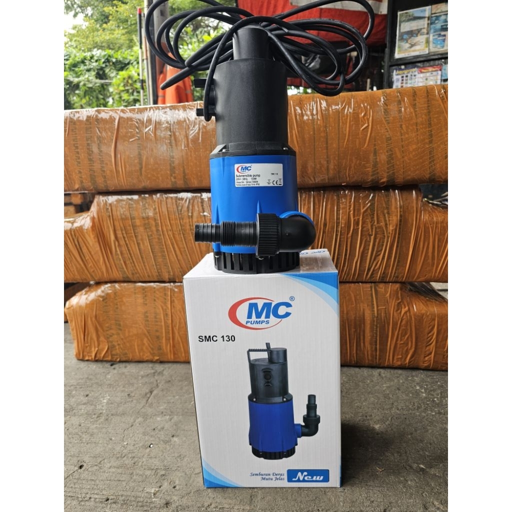Jual pompa celup kolam koi 130watt - pompa rendam air bersih MCPUMP SMC ...