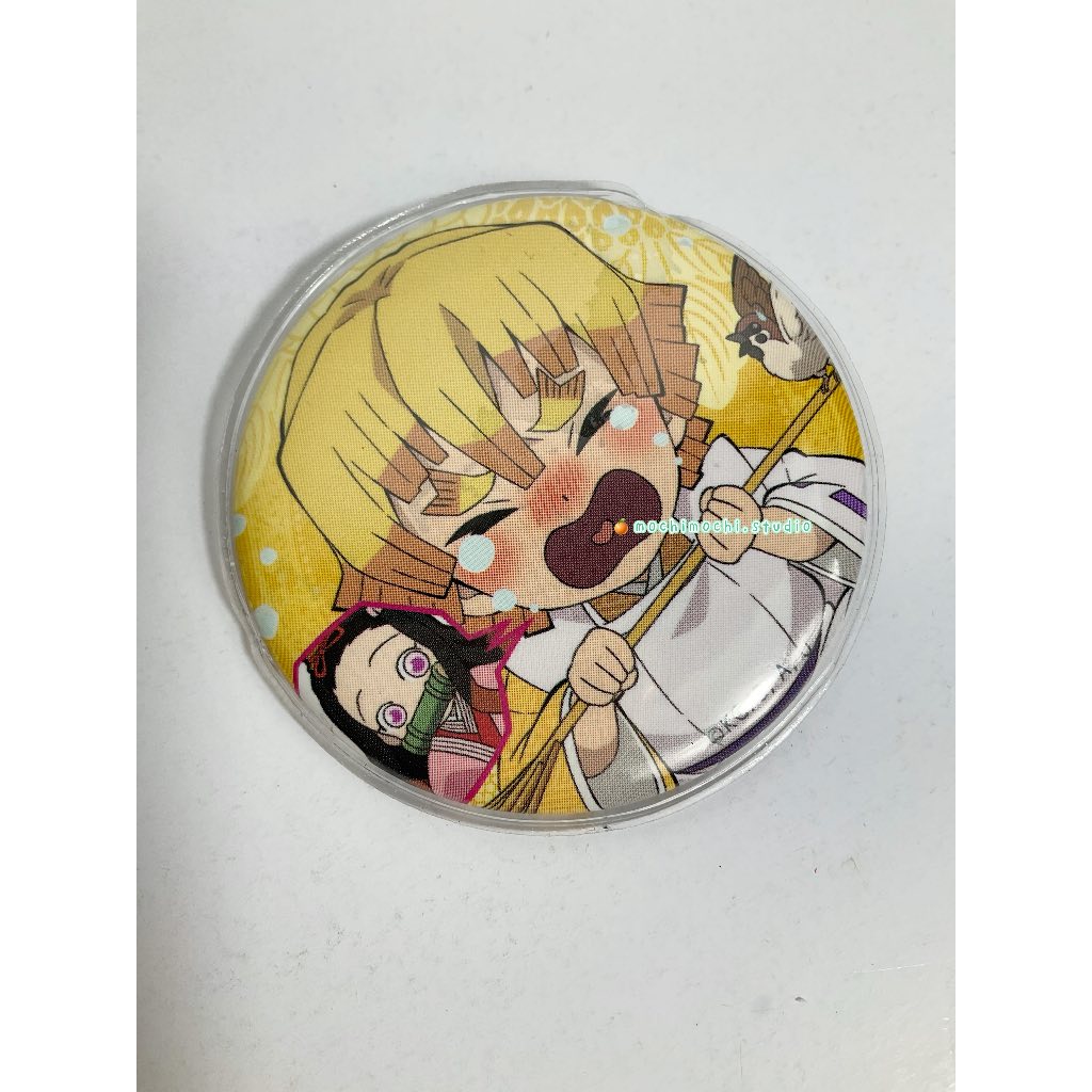 Jual Pin Button Agatsuma Zenitsu Kamado Nezuko Demon Slayer Official ...