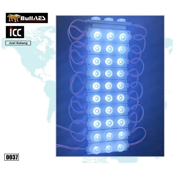 Jual Lampu LED Module 3 Watt 12 Volt I LED modul 3 Mata Besar 3W 12V ...