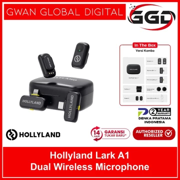 Hollyland Lark A1 Wireless Microphone Smartphone Android IPhone IPad Action Camera Laptop