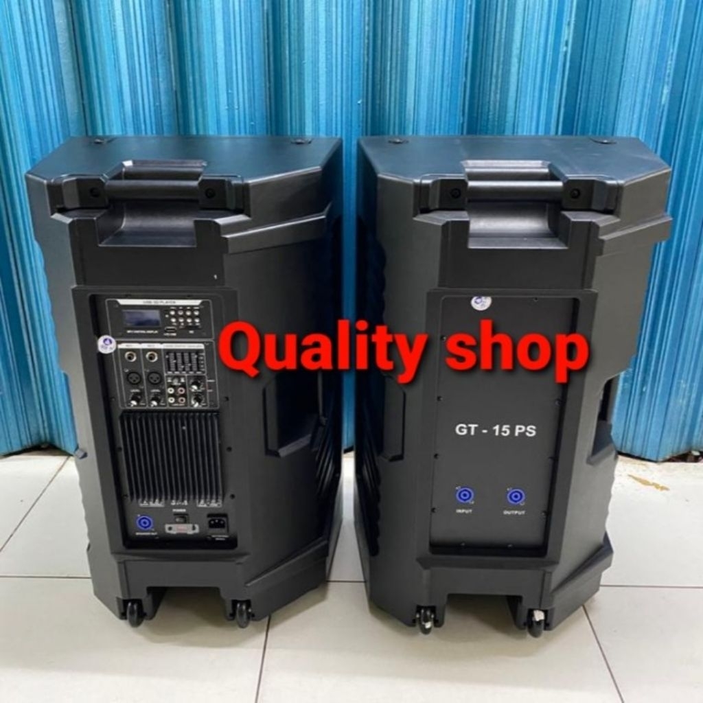 Jual Speaker Active Pasif Blackspider 15 GT15 Bonus Stending Dan Mic ...
