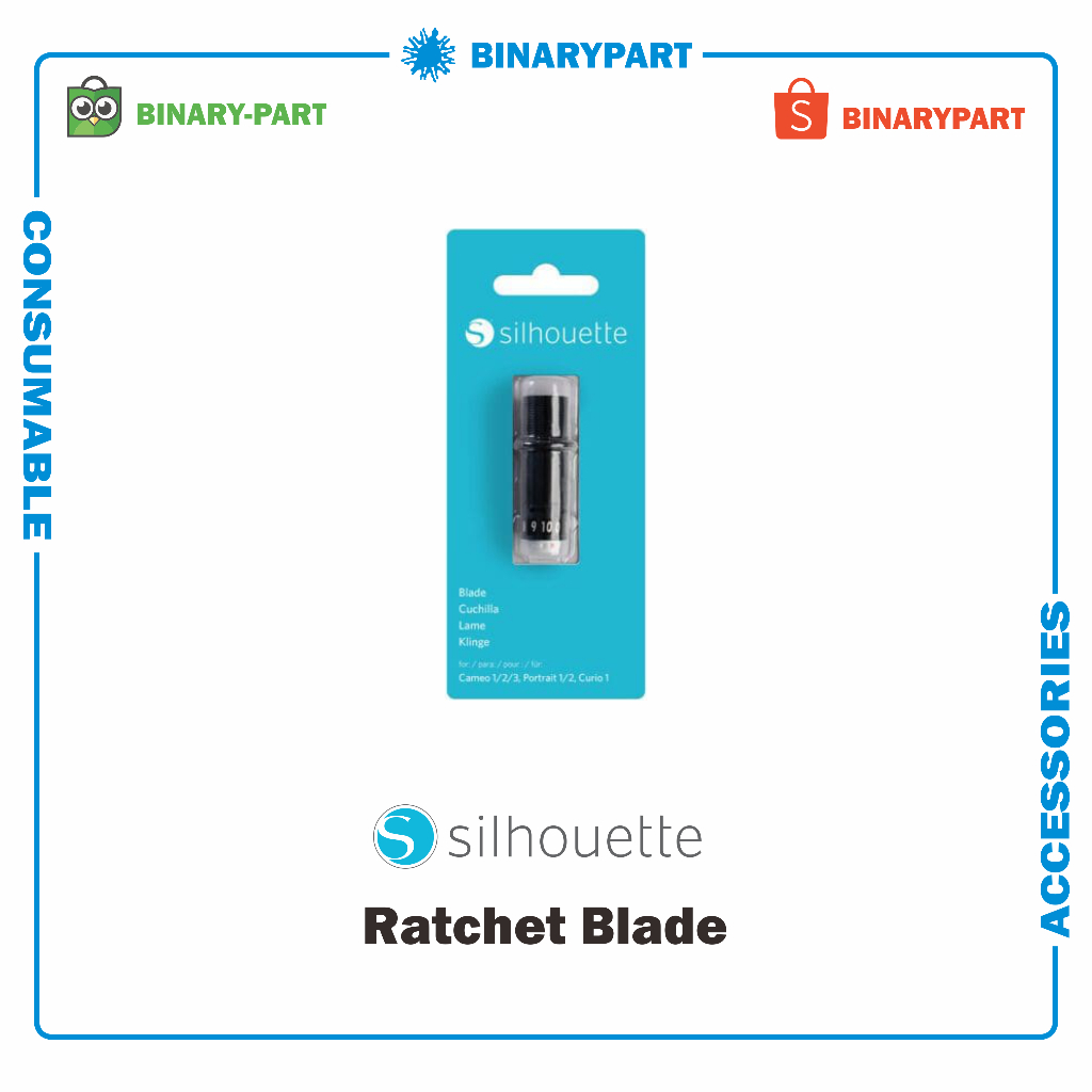 Jual Silhouette Ratchet Blade Pisau Cameo 1/2/3 , Portrait 1/2 & Curio ...
