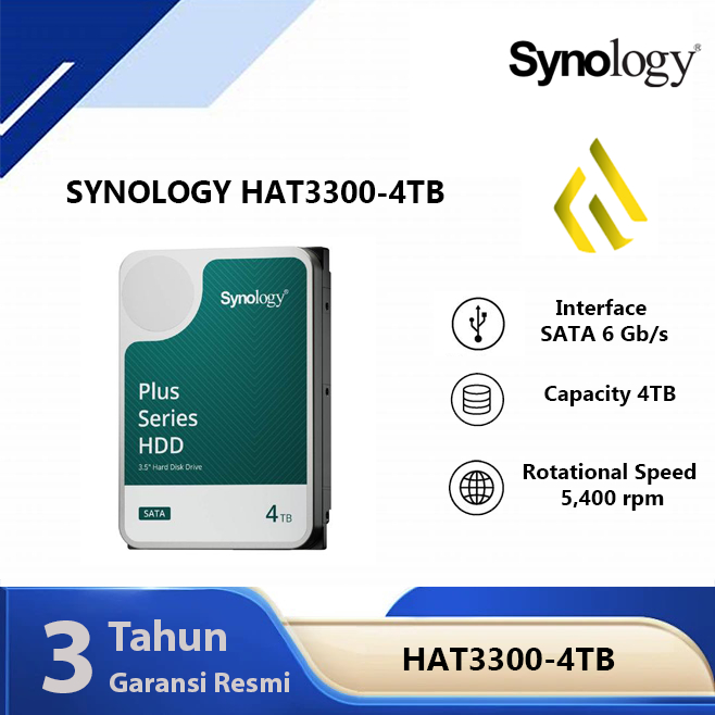 Synology Plus Series 4TB 3.5" SATA HDD, HAT3300-4T | Computers - View #6