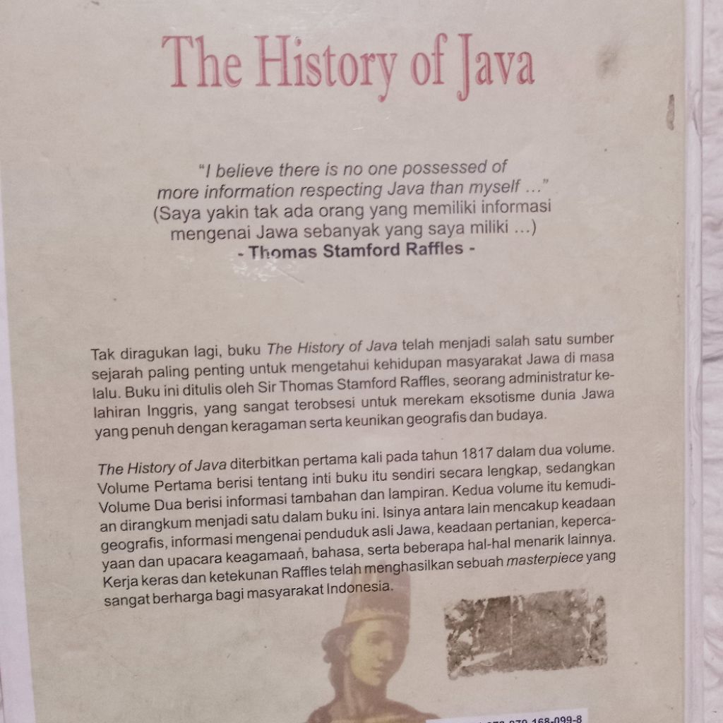 Jual ORI HARDCOVER the history of java thomas stamford raffles sejarah ...