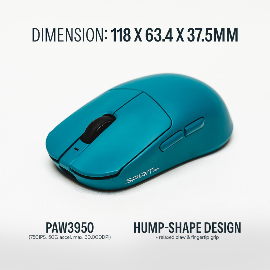 Jual Press Play SPIRIT Pro 8K 3950 Wireless Gaming Mouse | Shopee Indonesia