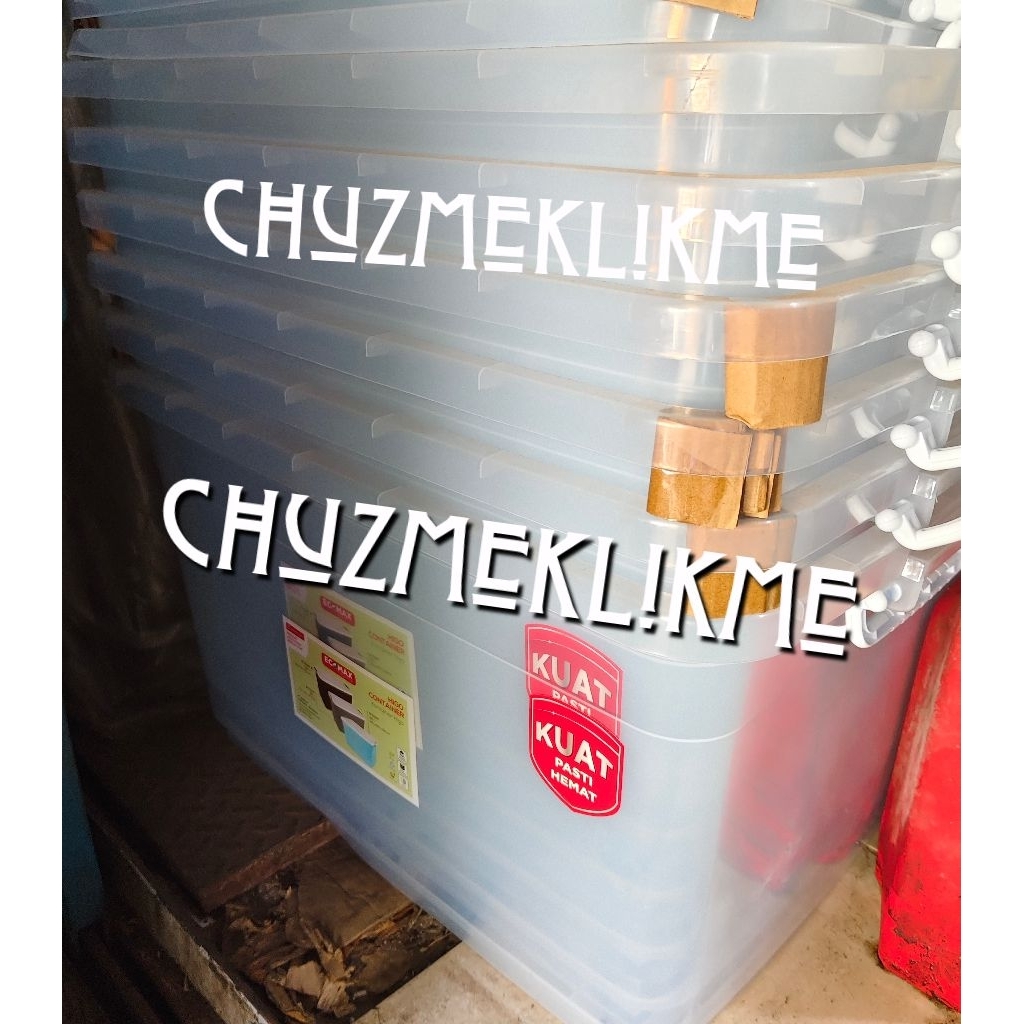 Jual Container box Maspion bening 50 L,80 L,100 L/Container box bening ...