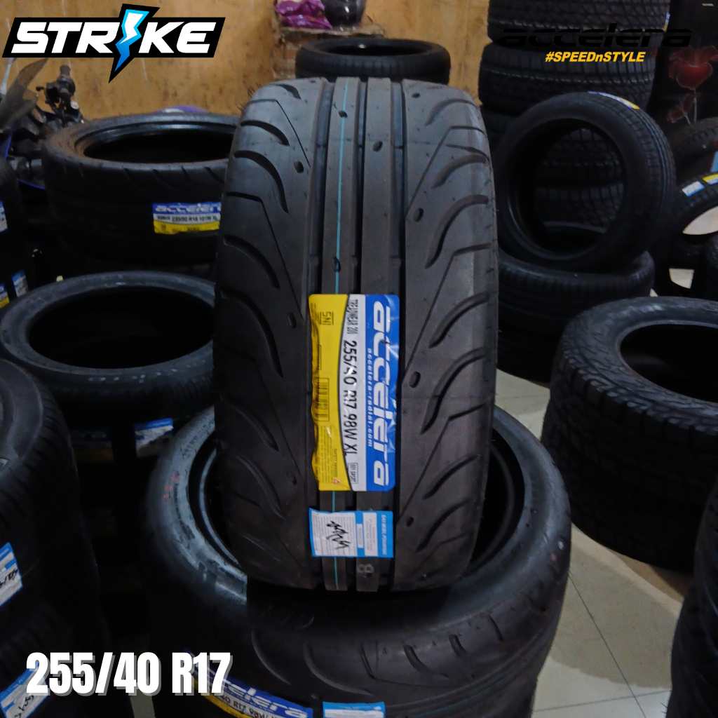Jual BAN MOBIL RACING TAPAK LEBAR RING 17 UKURAN 255/40 R17 ACCELERA ...