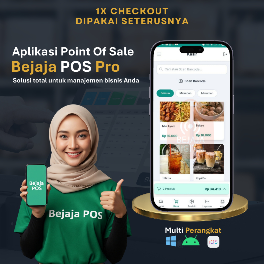 Bejaja POS - Aplikasi Point Of Sale Profesional Lengkap untuk Toko, UMKM & Retail