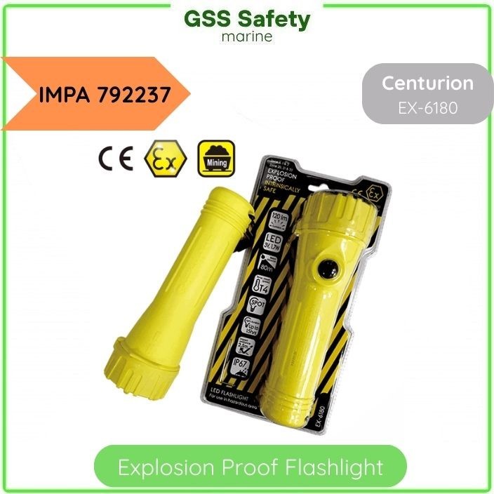 Jual Senter Explosion Proof Flashlight Centurion EX-6180 Cells Powered ...