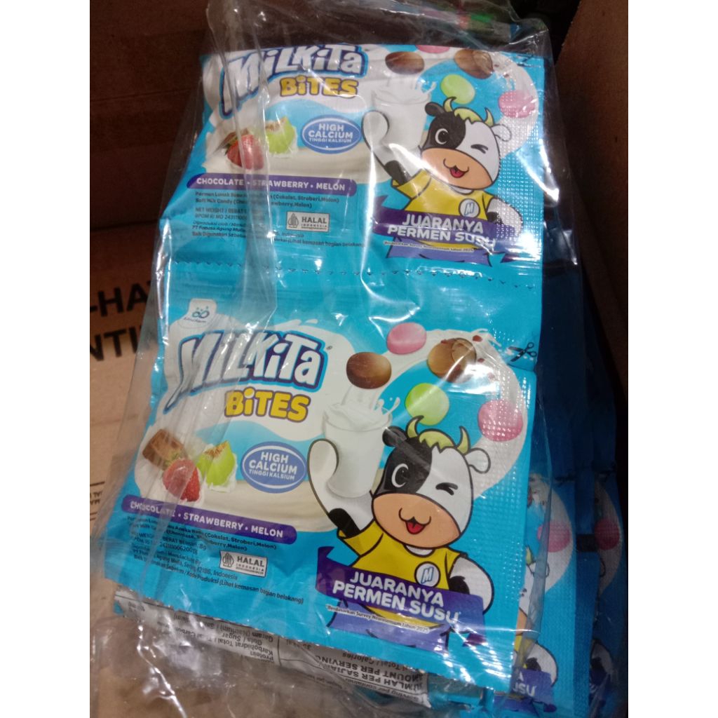 Jual MILKITA BITES PERMEN SUSU 1 RENCENG ISI 10 PCS | Shopee Indonesia