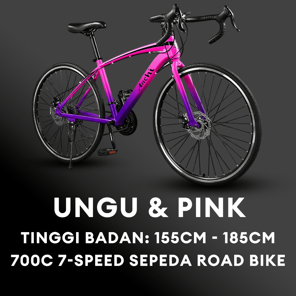 Jual ANCHI Sepeda Road Bike 【Ready stock】700C Speed inci
