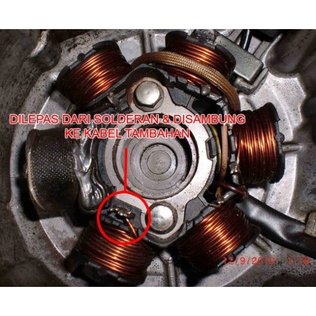 Jual SPULL SPOOL ASSY STATOR ASSY SPUL KARISMA SUPRA X 125 ORIGINAL ...