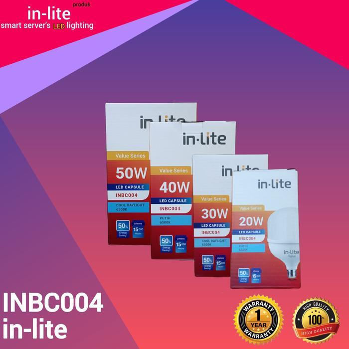 Jual Lampu LED INLITE Bulb Tabung Kapsul INBC004 30W E27 220V | Shopee ...