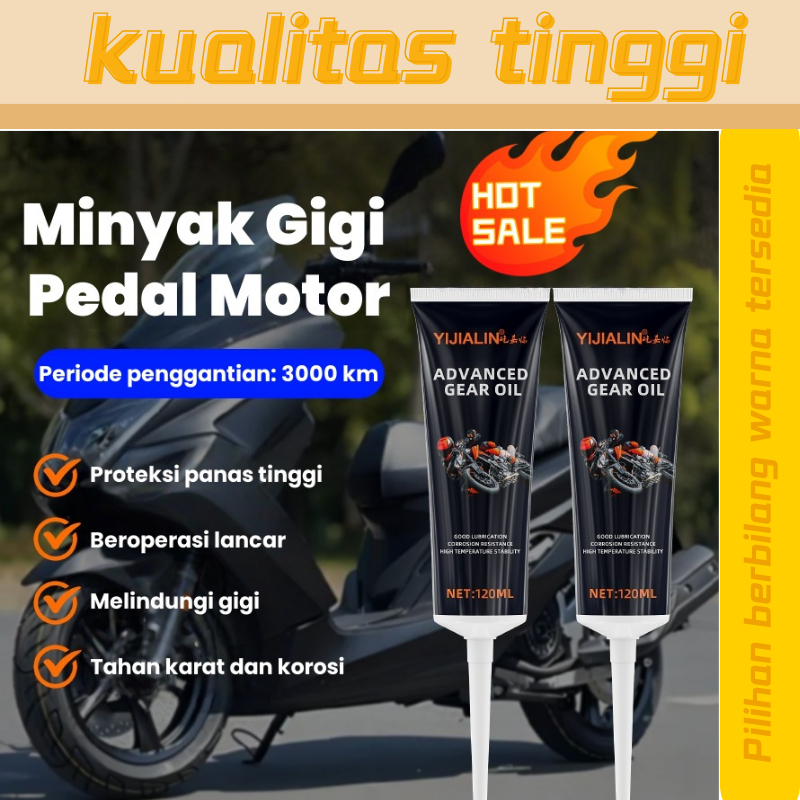 Jual 120ML Gear Oil Pelumas Rantai Gemuk Grease Heavy Duty Chain Lube ...
