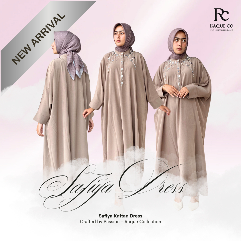 Jual RAQUE.CO - Safiya Kaftan Jumbo All Size LD 180 -|Dress Abaya ...
