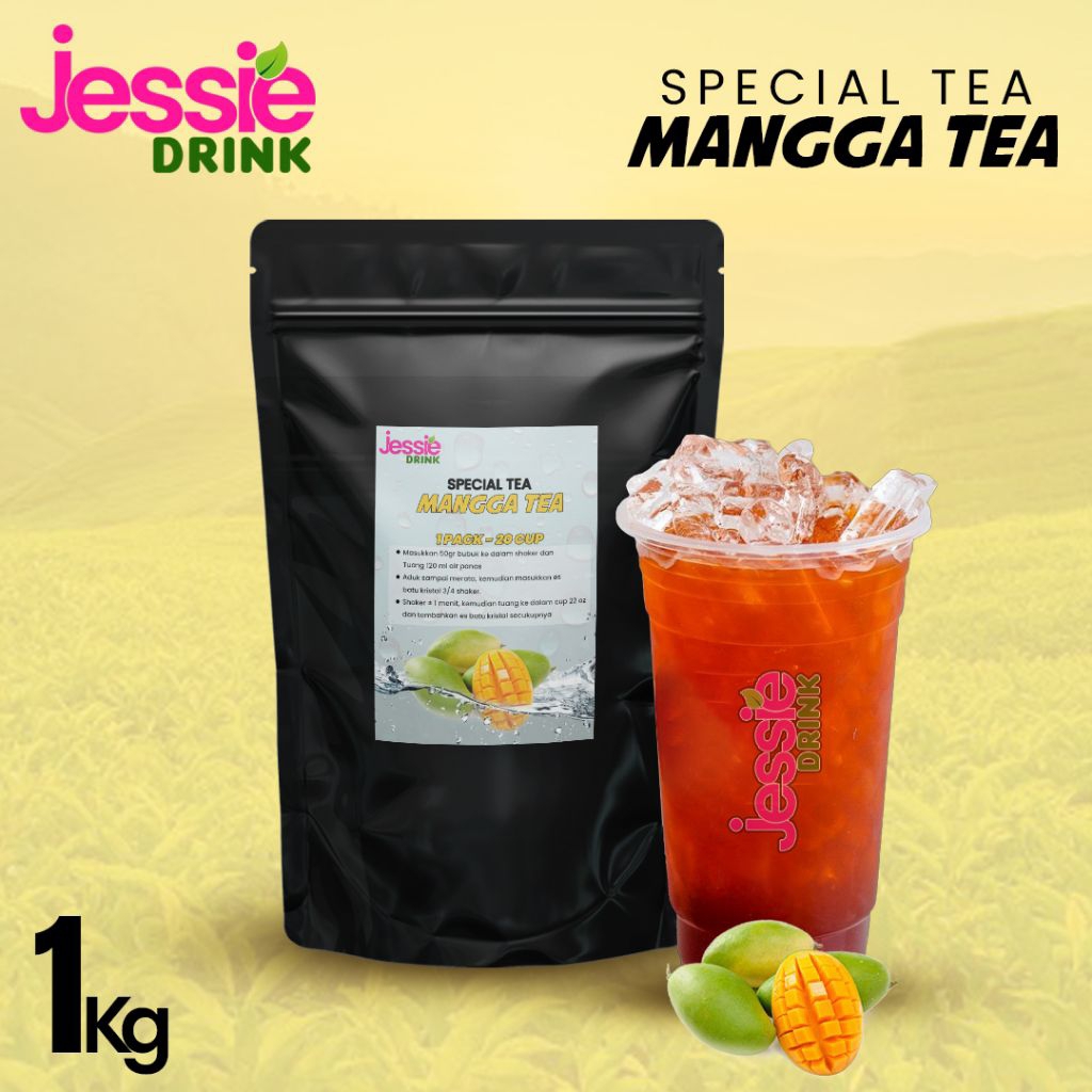 Jual Mangga Tea Bubuk Minuman Premium 1kg Halal | Shopee Indonesia