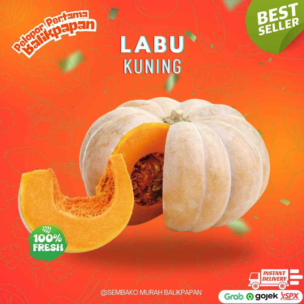 Jual labu kuning potong | Shopee Indonesia