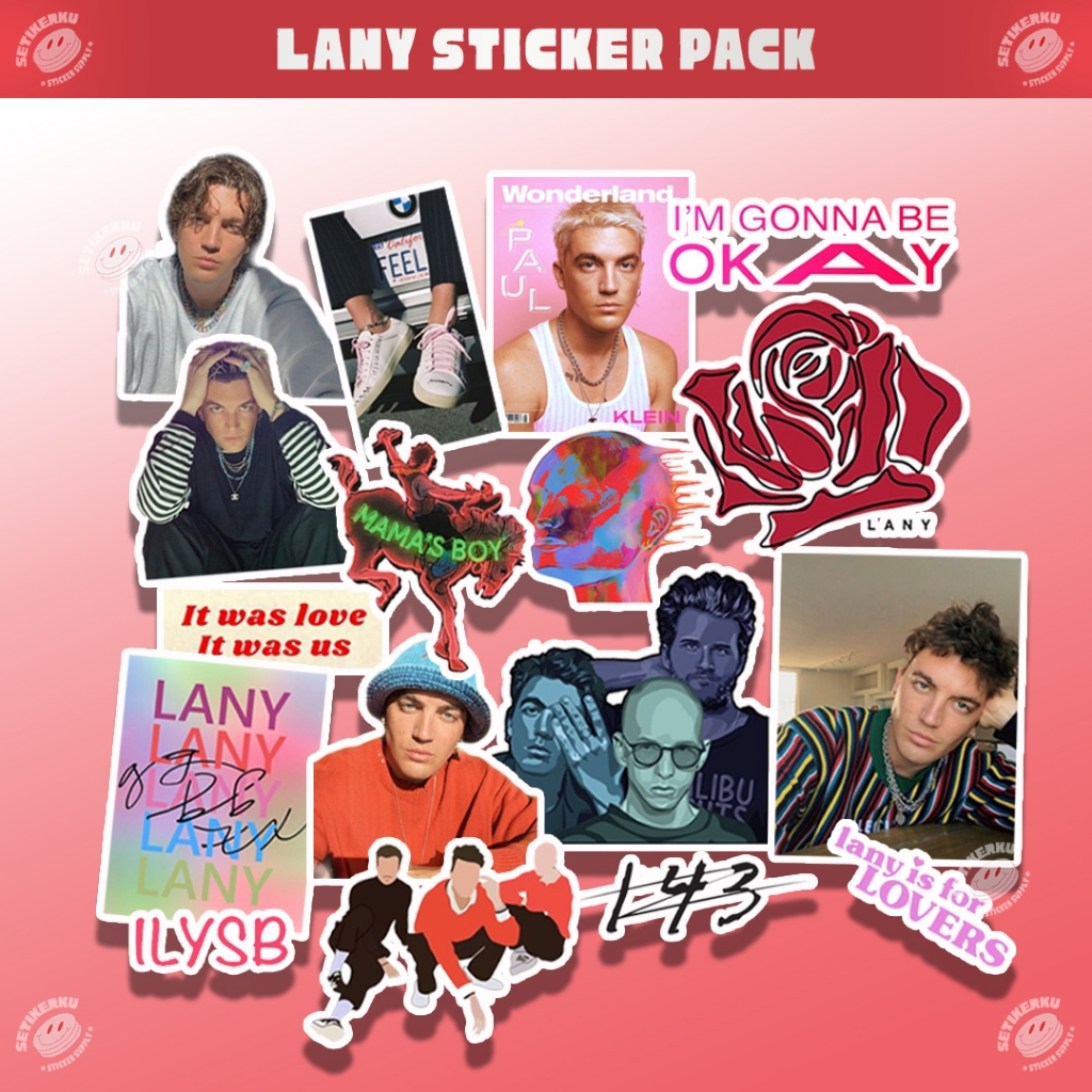 Jual 17pcs LANY Sticker Pack A6 | stiker lany aesthetic untuk hp koper ...