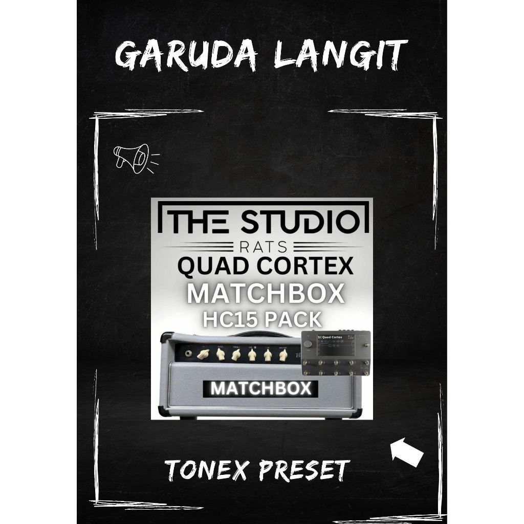 Jual The Studio Rats MATCHBOX HC15 Tonex Preset | Shopee Indonesia
