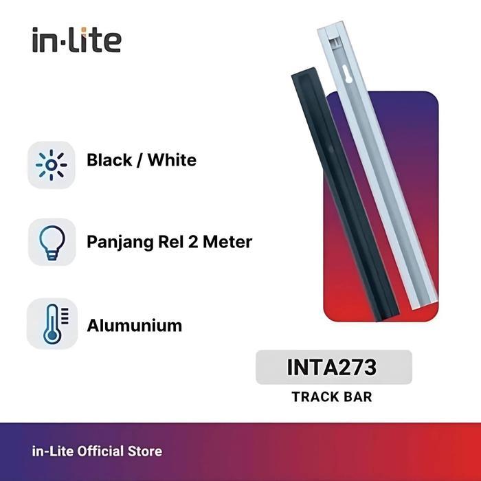 Jual INTA273 Rell Track Light Bar Panjang 2 Meter Lampu Sorot Spotlight ...