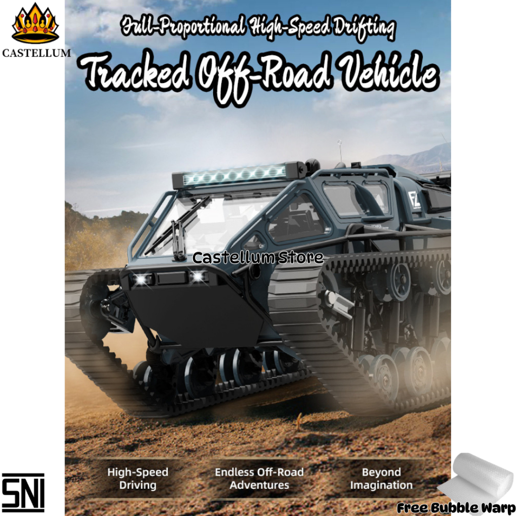 Jual Remote Control RC Tank Rip Saw Off-Road LED RGB Drift 2.4GHz High ...