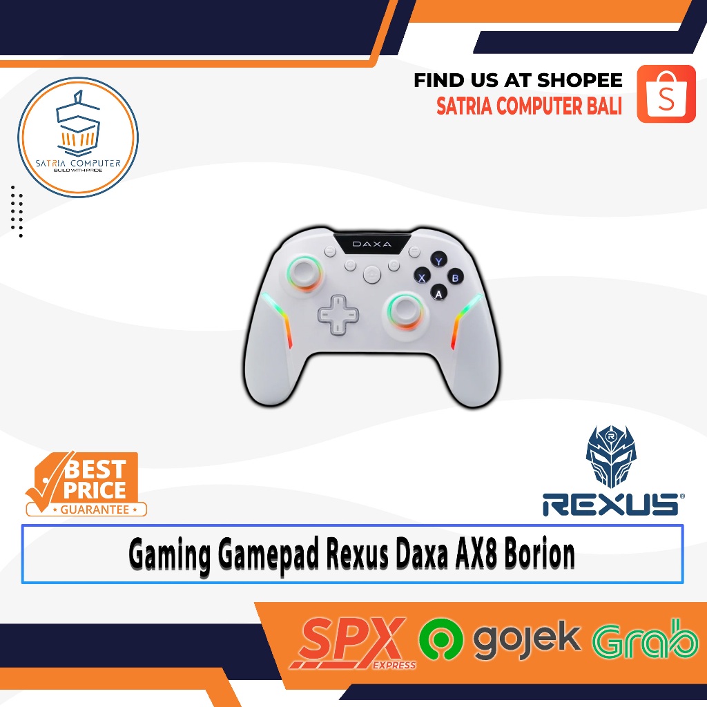 Jual Gaming Gamepad Rexus Daxa AX8 Borion | Shopee Indonesia