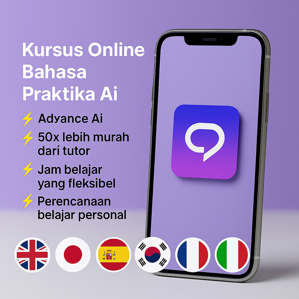 Jual Belajar Speaking Bahasa Inggris Praktika AI Premium Sharing 1