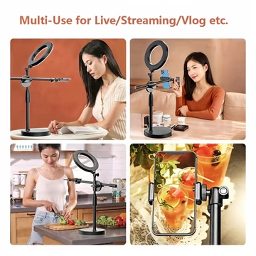 Tripod Stand Holder Overhead Meja Untuk HP Lampu Konten Kamera